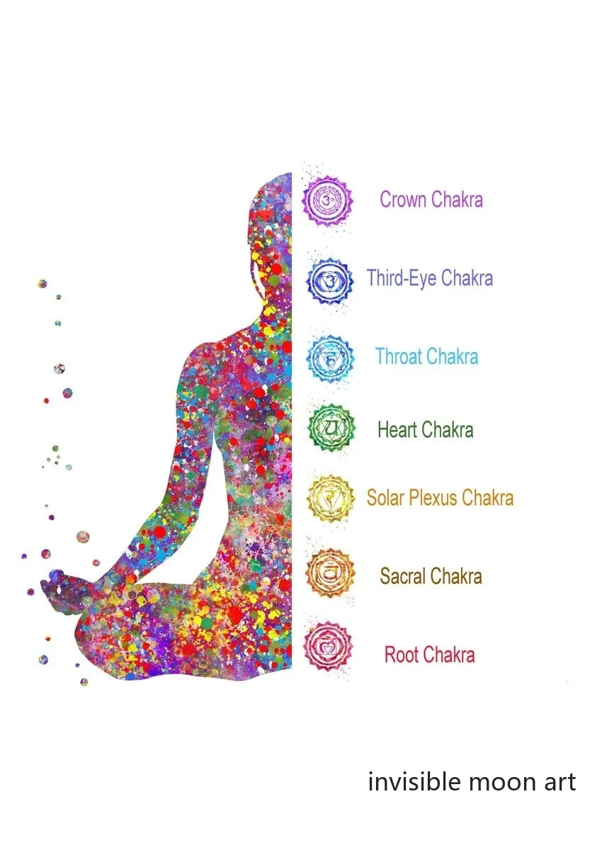 Spirituality Yoga Tree Khanda Sikh Symbol Couple Meditation  Art Poster Canvas Painting Wall Prints Picture Yoga Room Home Decor