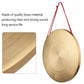15/22/30cm Hand Gong Cymbals Brass Copper Gong Chapel Opera Percussion Instrument with Round Play Hammer