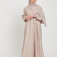 Hot Selle Simple Style Moroccan Dresses Kaftan Turkey Solid Color Gulf Abayas Islamic Women Long Dress Muslim Saudi Robe Ramadan