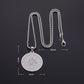 Stainless Steel 7 Archangel Seal Necklace Men's Solomon Kabbalah Seal Pendant Supernatural Protection Amulet Magical Jewelry