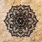 Bohemian Mandala Metal Wall Art - Lotus Flower Design, Zen Home Decor, Easy to Hang for Living Room, Yoga Studio, Meditation Roo
