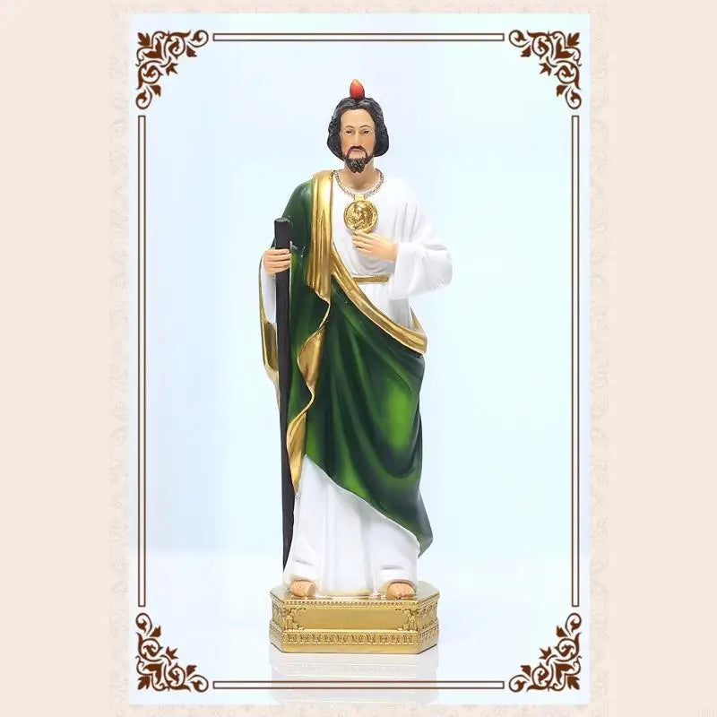 85WF Jude Statue Catholic Christian Hand Painted Holy Religious Figurine