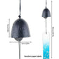 Japanese Wind Chimes Cast Iron Feng Shui Wind Bells Good Luck Hanging Pendant Indoor Outdoor Temple Home Garden Decoration