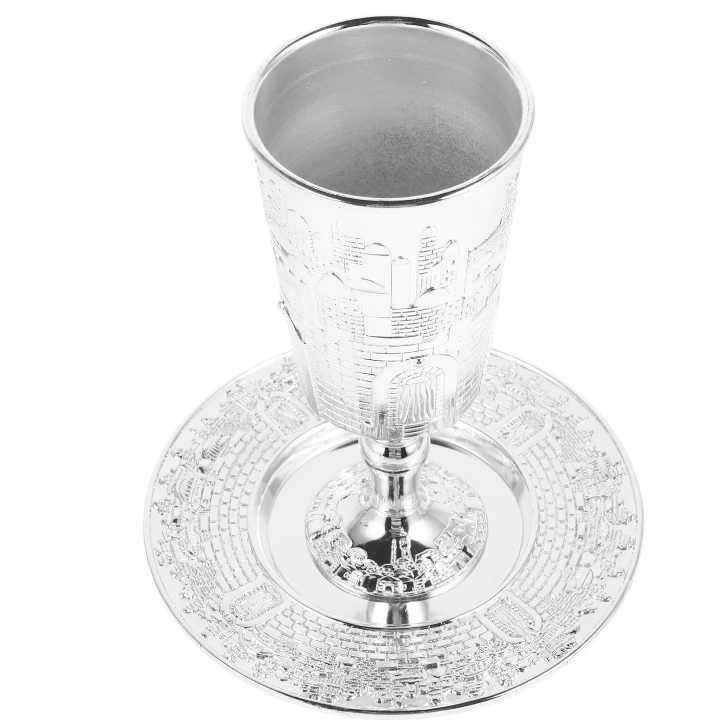 Jewish Holy Grail Havdalah Goblet Cup Silver Kiddushs Shabbos Holiday Shabbat Decorations Passover Crafts