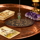 2pcs Spirit Pendulum Paired with Astrological Divination Disc, Divination Tool for Decision-making and Spiritual Rituals
