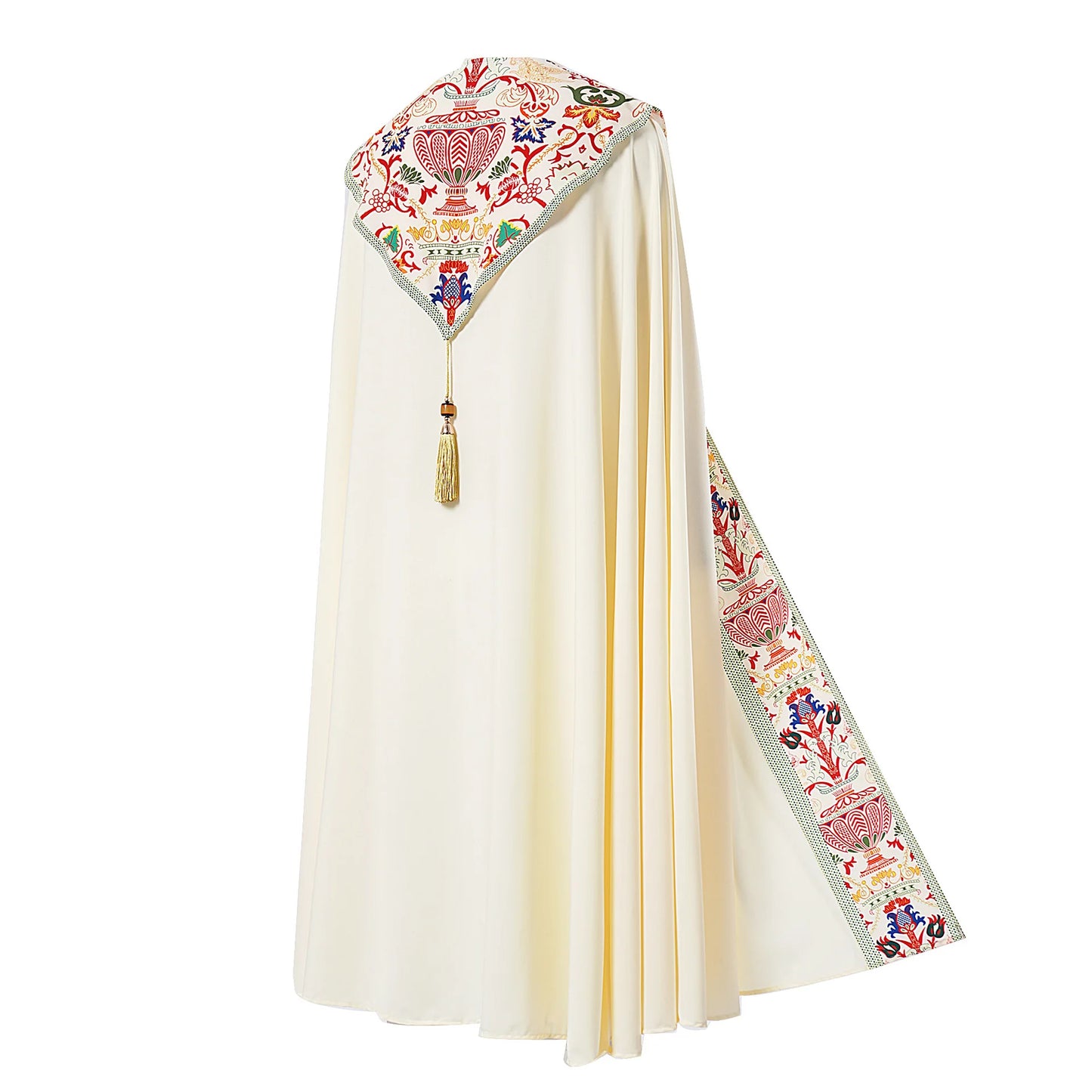 Priest Chasuble Vestments Christian Priest Costumes Adult Catholic Religious Archbishop Clothes Clergy Outfit