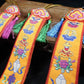 Nepal Handmade Eight Auspicious Flags,Tibetan Tassel Embroidery Decorative Handicrafts,Auspicious Hand Drum Flags Buddhist Item