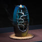 Waterfall Lucky Handcrafts Blue Backflow Incense Ceramic Aromatherapy Furnace Smell Aromatic