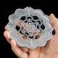 Metatron Cube Wind Spinner Archangel Sacred Geometry Amulet Religious Spiritual Meditation Hanging Decor Rotating Wind Catcher