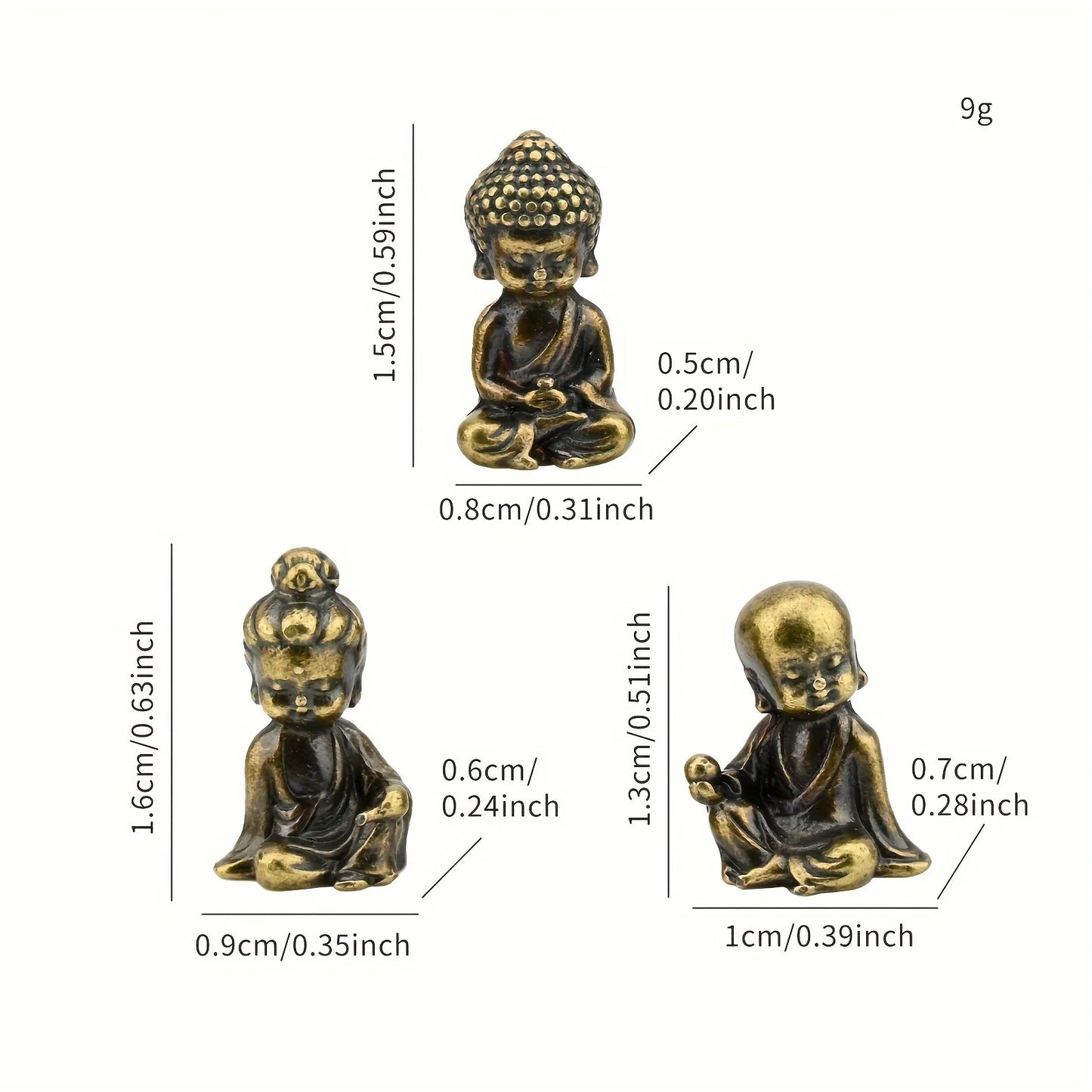 Mini Buddha statues/treasures/Buddha statues/Guanyin statues ornaments, fish tanks, micro landscape ornaments