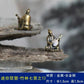 Micro Landscape Bronze Chinese Buddha Ancient Tea Ceremony Zen Moss Rockery Bonsai Sand Table Decorationfairy Garden Miniatures