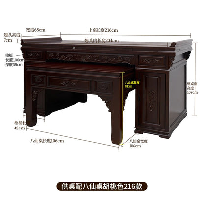 LSL Solid Wood Altar Incense Case God of Wealth Simple Altar Home Use Buddhist Shrine New Chinese Style
