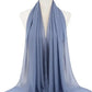 New Fashion Women Solid Chiffon Headscarf Ready To Wear Instant Hijab Scarf Muslim Shawl Islamic Hijabs Arab Wrap Head Scarves