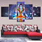 5 Pieces Hindu God Lord Shiva And Constellation Scenery Canvas Painting Posters and Prints Wall Art Pictures Home Decor No Frame