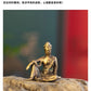 Micro Landscape Bronze Chinese Buddha Ancient Tea Ceremony Zen Moss Rockery Bonsai Sand Table Decorationfairy Garden Miniatures