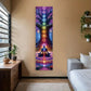 Bohemian Chakra Meditation Vertical Tapestry Colorful Mandala Rainbow Tapestry Wall Hanging For Living Room Aesthetic Tapestry