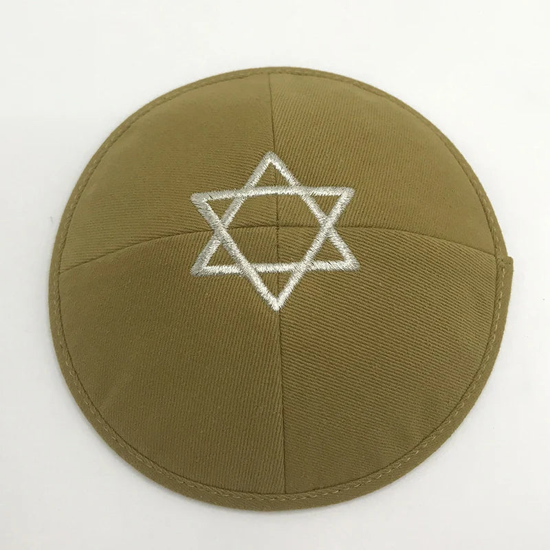 Star of David Kippot Kippa Kippah Kipa 15cm Jewish Yarmulke Beanies hat Skull cap