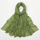 New Crinkle Rayon Hijab For Women Muslim Scarf Long Shawls Solid Islamic Turban Headband Heascarf Wraps Ramandan Headband