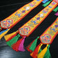Nepal Handmade Eight Auspicious Flags,Tibetan Tassel Embroidery Decorative Handicrafts,Auspicious Hand Drum Flags Buddhist Item
