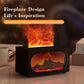 Fireplace Humidifier Aroma Flame Humidifier Fragrance Diffuser Aromatherapy Essential Oil Diffuser Fire Humidifier for Home Room