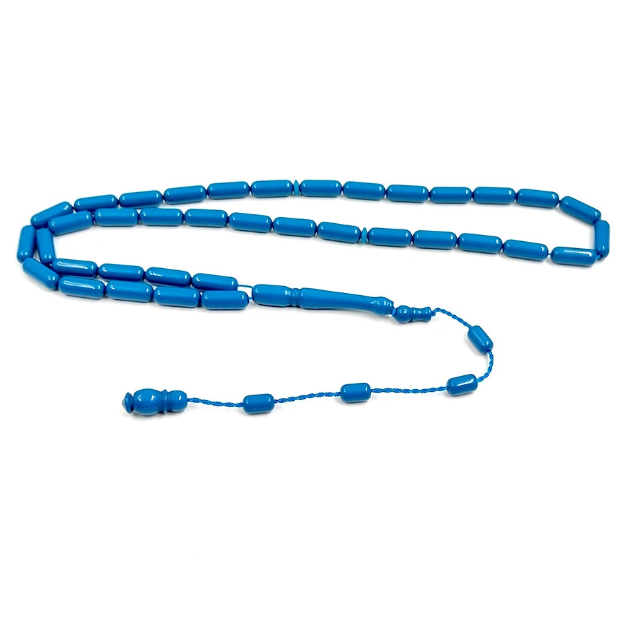 Tasbih Men Bakelat blue Beige prayer Beads bracelet eid ramadan gift accessories Turkish fashion Misbaha