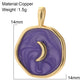Bohemian Star Sun Moon Charms for Jewelry Making Cute Enamel Planet Gold Color Diy Earrings Necklace Bracelet High Quality