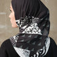 Sporty Inner Women's Hijabs Muslim Breathable Islamic Instant Turban For Ladies Geometric Printing Pattern Head Wrap Headband