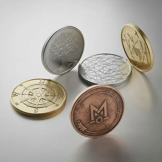 Custom Metal Coins Personalized 3D Metal Zinc Alloy Challenge Coins Diy Gold Silver Souvenir Coins Custom Commemorative Coins
