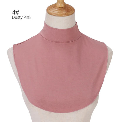New Soft muslim women's neck cover modal jersey Full cover high neck turtle neck cover islamic clothing ladies clothes accessory
