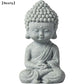 Chinese Style Buddha Statue Cute Little Monk Figurines Fish Tank Moss Landscaping Zen Oriental Aesthetic Garden Decoration〔Nest〕