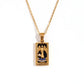 E.B.belle Original New Tarot Queen Lover Magician Moon Necklace Tarnish Free Stainless Steel Jewelry 18K Gold Plated Decoration