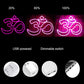 OM Neon Wall Sign Dimmable - Hindu Symbol Inner Peace - Lights for Bedroom Office Home Decor Aesthetics Draw Birthday Gifts