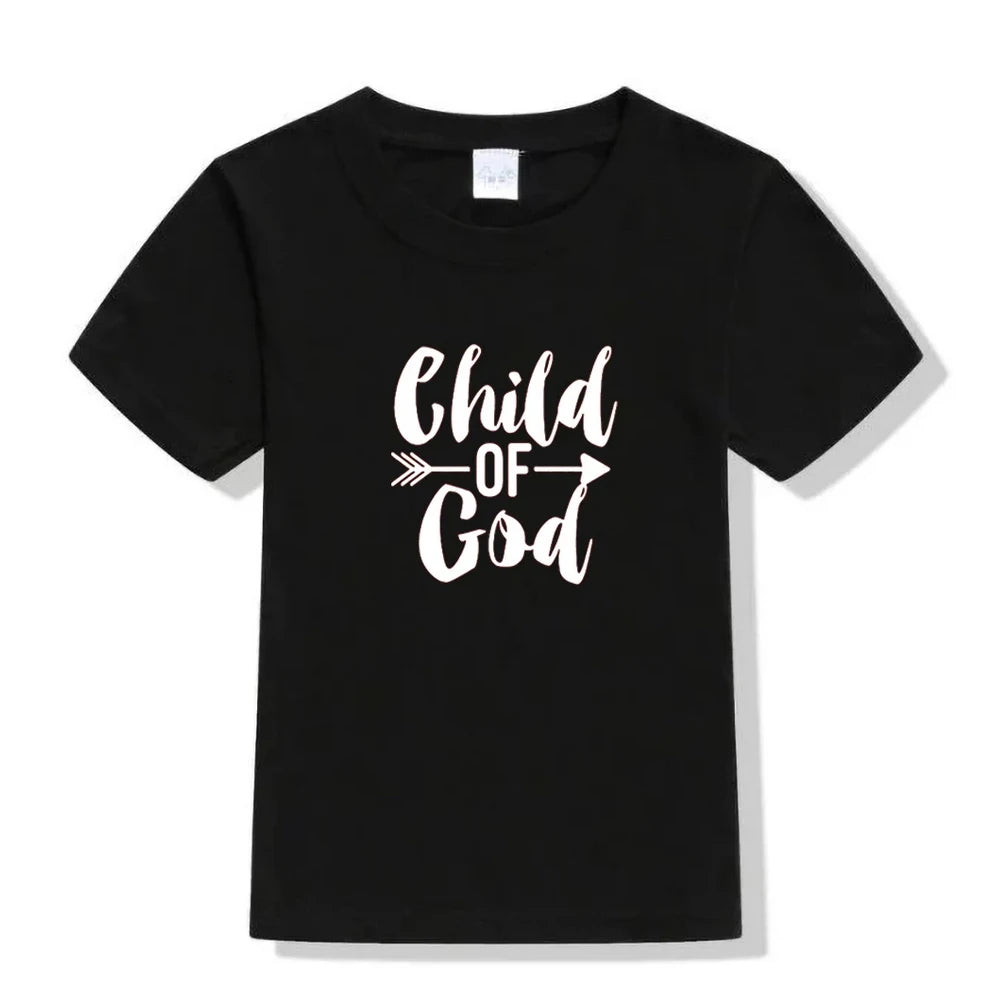 Child of God Shirt Christian Easter Gift Faith Based T-Shirt Holiday Tee Easter Outfits Boys & Girls Clothes