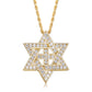 APIR 925 Silver D/VVS1 Moissanite Star Pendant Necklace Cross Star of David for Men Women Lucky Amulet Chain Neck Jewelry