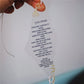 10pcs Prayer of the Way Hebrew Souvenir Gift Car Pendant Hanging with Tassel Wires Hamsa Custom Blessing Bar Mitzvah Israel Map