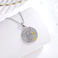 AEONSLOVE 925 Sterling Silver Goddess of Fortune Necklace Roman Goddess Coin Pendant Luck Amulet Mythology Jewelry for Women Men