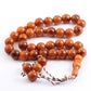 Muslim 14mm Round 33 Rosary Yoga Men's Cuffs Charm Bracelet Middle East Prayer Ramadan Meditation Bracelet for Women Jewelry