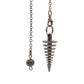Copper Metal Pendulum for Dowsing Divination Energy Work Meditation Scrying Witchcraft Pendulums Tool Spiritual Pendulos X092