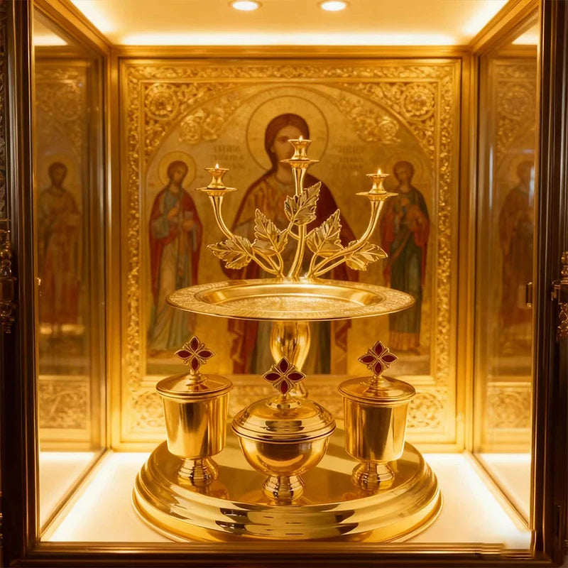 New Orthodox Liturgical Instruments Core Items For Church Sacraments Communion Cakes Trays Holy Water And Other Sacred Items