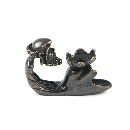 Bodhidharma Reverse Flow Incense Tea Ceremony Ornament Zen Enlightenment Ancestor Incense Burner Incense Smoker Home Decoration
