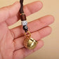 Chinese Feng Shui Gourd Keychain With Five Emperors Money Lucky Pendant Creative Wealth Key Ring Home Office Women Men Bag Charm