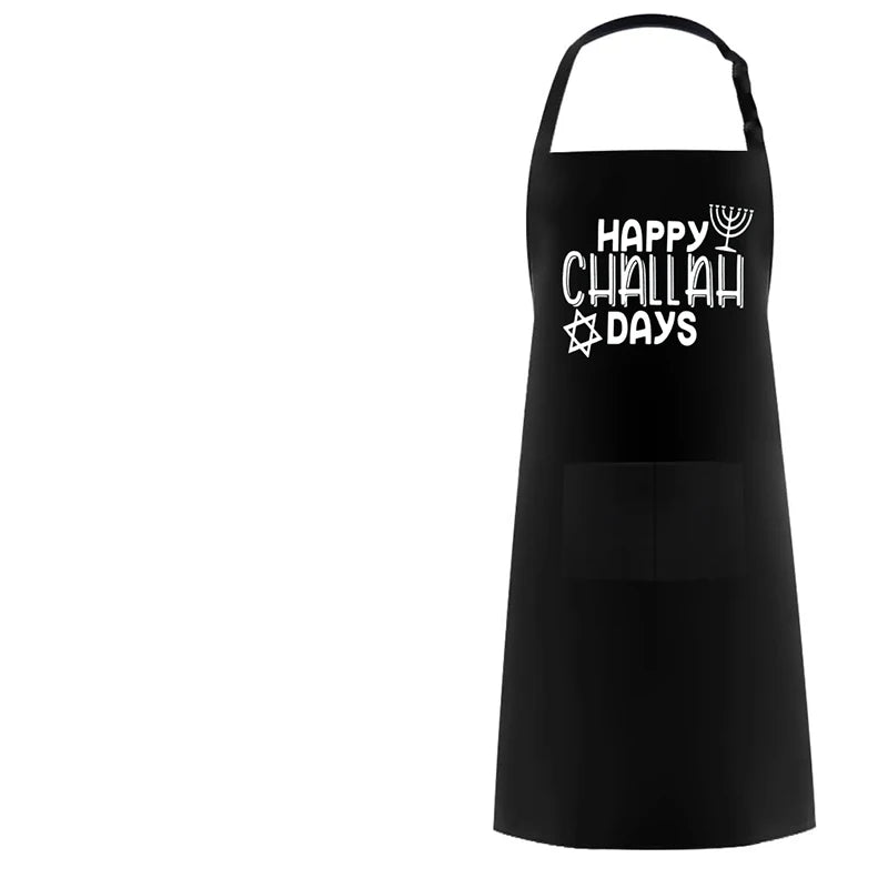 happy challah Days Pot holder Oven Mitt apron Hanukkah Chanukah Jewish Holiday kitchen decoration Mom Housewarming Hostess gift