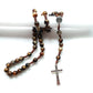 Vintage Rosary Catholic Prayer Beads Necklace Christ Jesus for Cross Pendant Necklace Beaded Religious Jewelry Gift