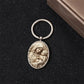 1Pcs Retro Virgin Mary Alloy Keychain - Unique Design of Religious Time Gem Suitable for Car Keys and Backpack Pendant Gifts