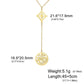 Double Amulet Protection Necklace witch Knot Pentagram Tetragrammaton Stainless Steel Protection Jewerly Wholesale