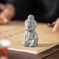 Chinese Style Buddha Statue Cute Little Monk Figurines Fish Tank Moss Landscaping Zen Oriental Aesthetic Garden Decoration〔Nest〕