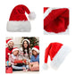 Red Gold Silk Velvet Border Christmas Hat for Adults and Children, Snowman, Elk, Santa Claus, Hat Decoration, New, 2025