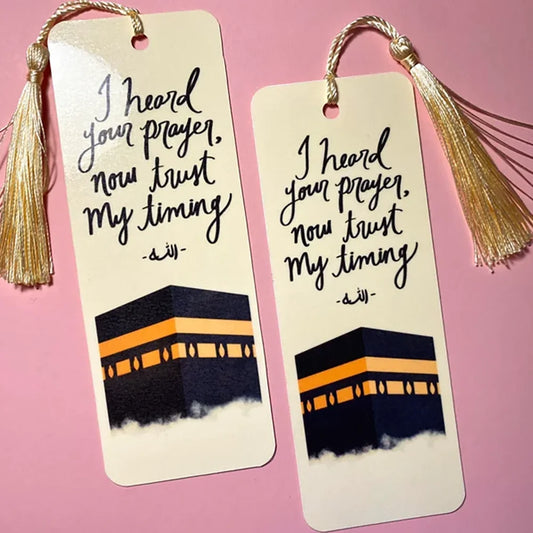 5Pcs Islamic Bookmark Kaaba Illustration Umrah Mubarak Eid Al-Fitr Al Adha Muslim Islamic Ramadan Kareem Decor Present Gift Tag