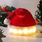Luminous Christmas Hats Light Up LED Santa Claus Hat Christmas Decoration For Adult Kids New Year Festive Holiday Party Supplies