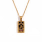 E.B.belle Original New Tarot Queen Lover Magician Moon Necklace Tarnish Free Stainless Steel Jewelry 18K Gold Plated Decoration